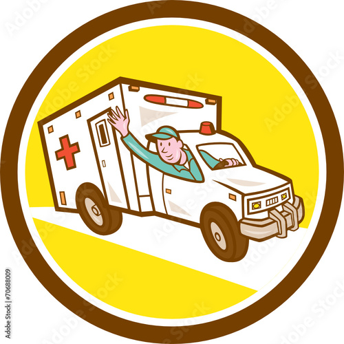 Ambulance Emergency Vehicle Cartoon