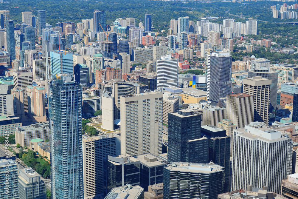 Fototapeta premium Toronto aerial