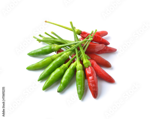 hot chili pepper on a white background