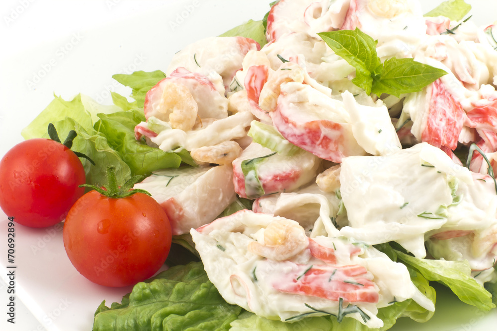 Mayonnaise Seafood Salad Mayonnaise Seafood Salad