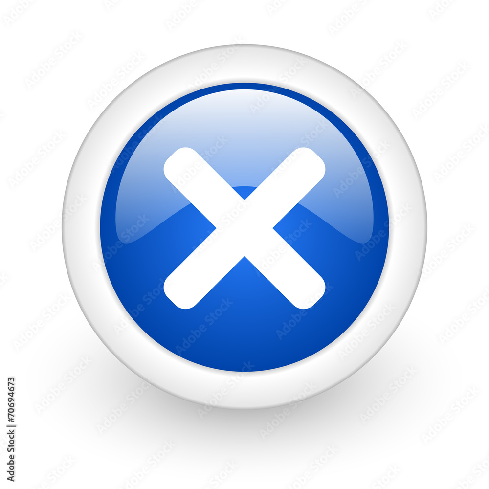 Fototapeta premium cancel icon