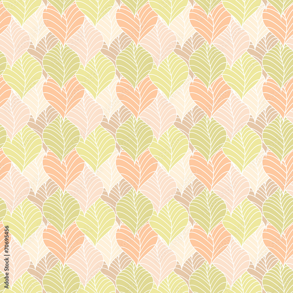 Seamless leaves pattern Seamless leaves pattern