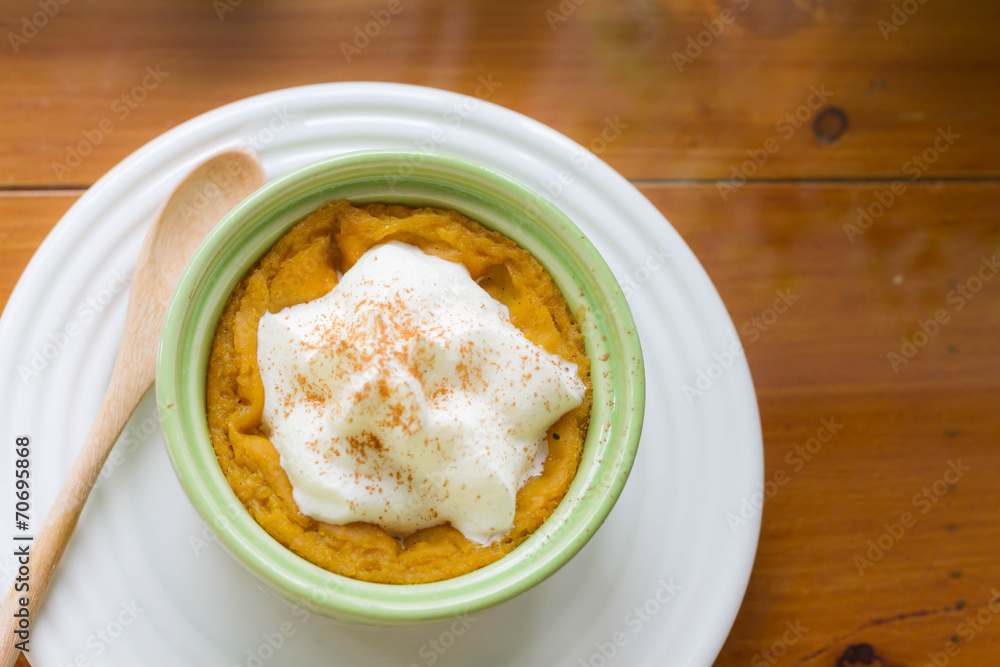 pumpkin pudding