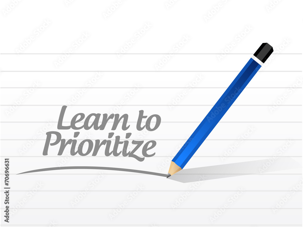 learn to prioritize message illustration design learn to prioritize message illustration design