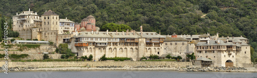 Photos Xenofontos monastery at mount Athos greece