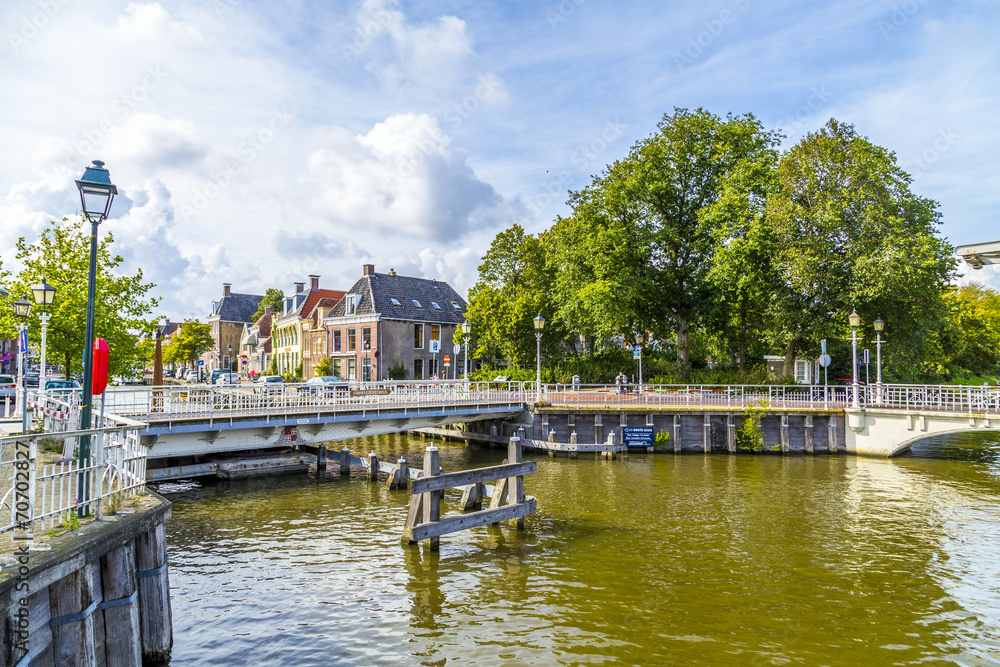 bridge in Harlingen, Netherlands
