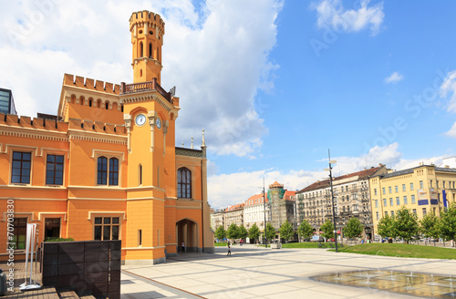Restored Main railway station in Wroclaw, Poland