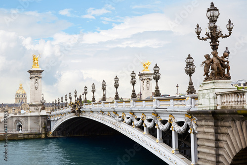 Pont Alexandre III bridge in Paris © andersphoto