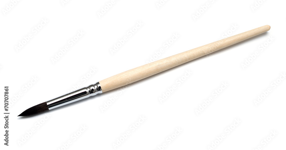 paint brush on white background paint brush on white background