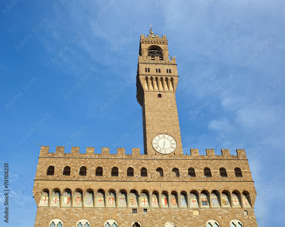The Old Palace, Palazzo Vecchio or Palazzo della Signoria, Flore