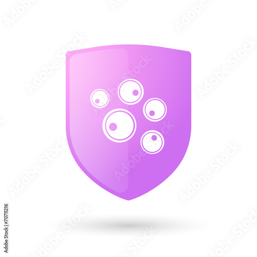 Shield with cells