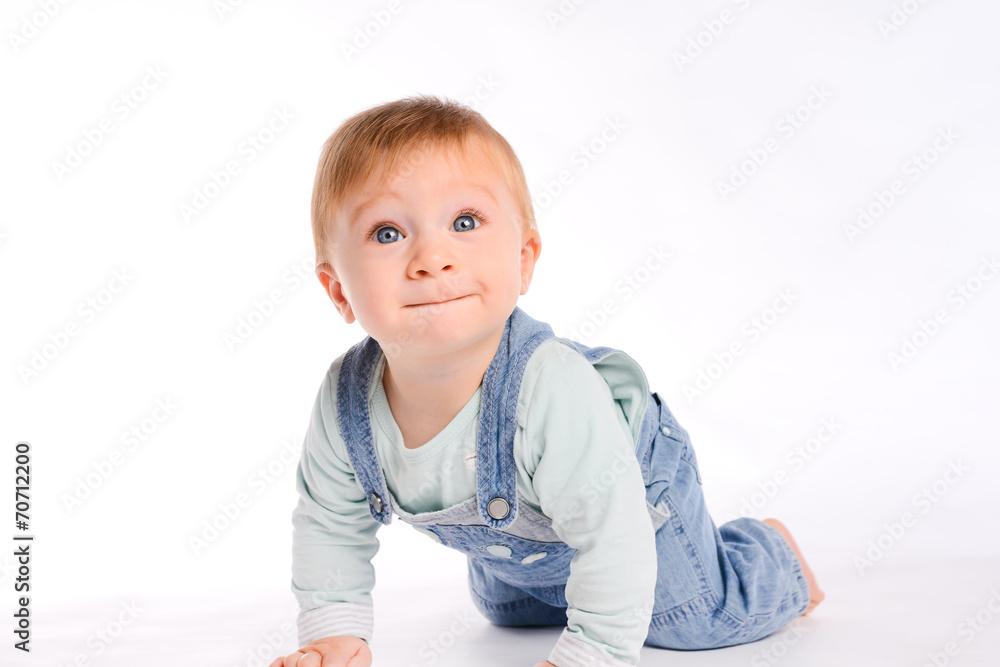 isolated studio shot white background of lovely toddler baby boy isolated studio shot white background of lovely toddler baby boy