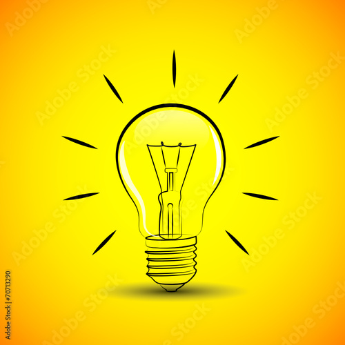 glühlampe leuchtet