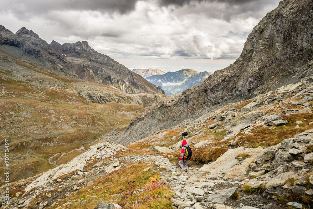 Hiking in the italian Alps