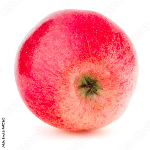 Red apple isolated on white background cutout