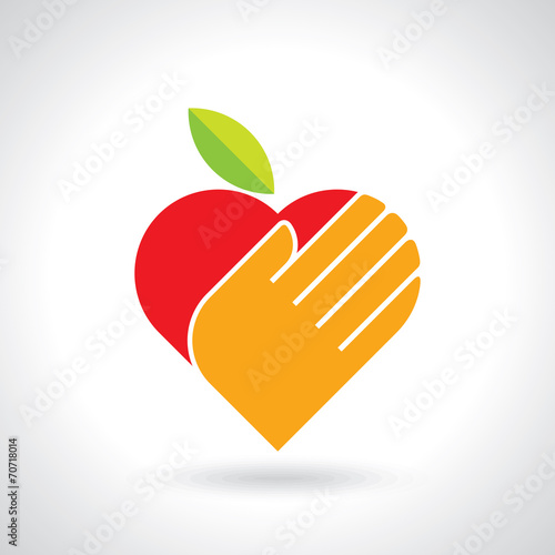 Illustration of save nutrition concept