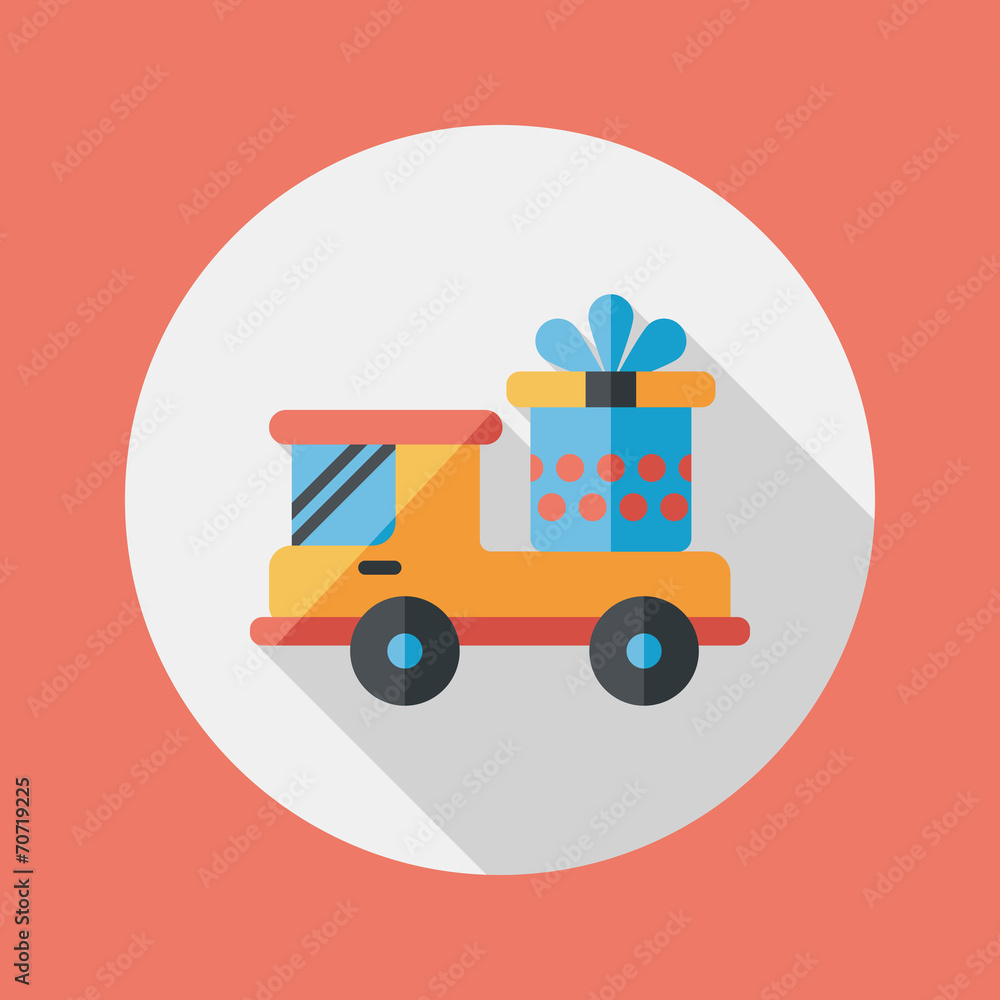 shopping cart flat icon with long shadow shopping cart flat icon with long shadow