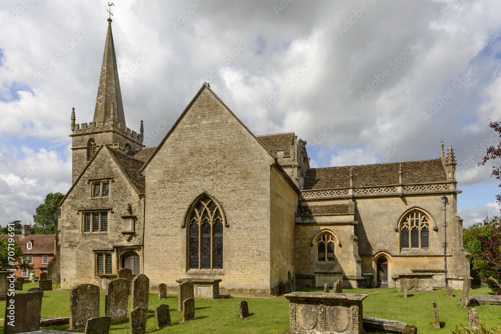 Fototapeta premium Church from south east , Lacock