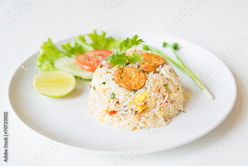 Macro Grill Northern Thai Sausage fried rice with egg