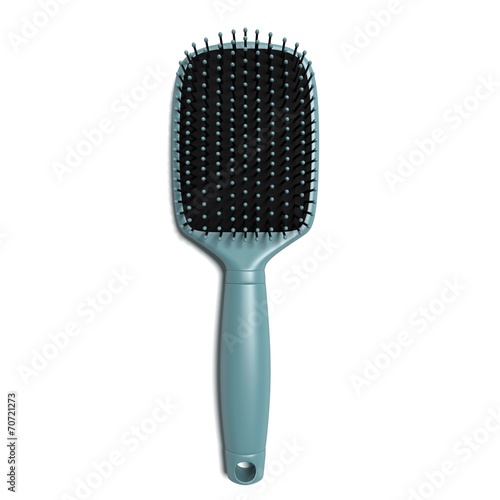 3d illustration of a hair brush