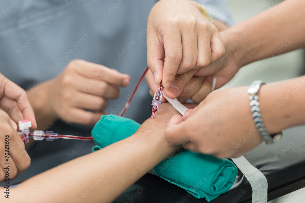 Fototapeta premium stabilize arterial line