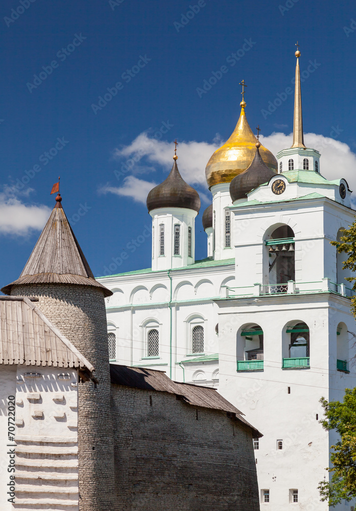 The Trinity Cathedral located since 1589 in Pskov Kremlin