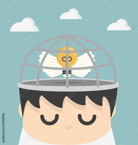 Business ideas in the cage