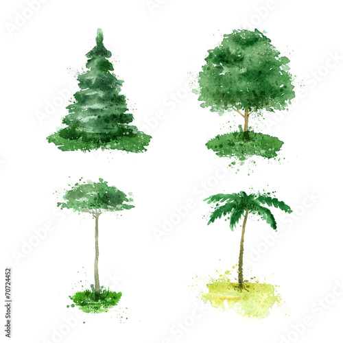 Tree. Vector format