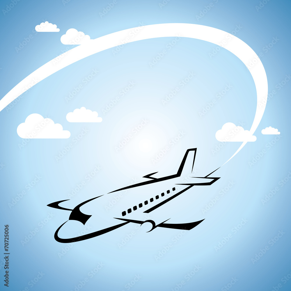airplane flight tickets air fly travel silhouette element airplane flight tickets air fly travel silhouette element