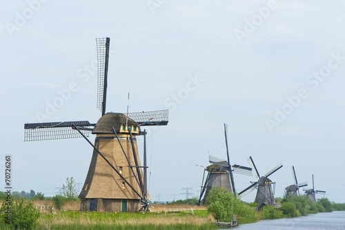 The Windmills of Kinderdijk