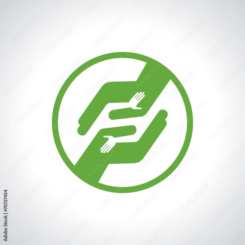 Handshake, Teamwork Hands Logo. Vector illustration. Handshake, Teamwork Hands Logo. Vector illustration.