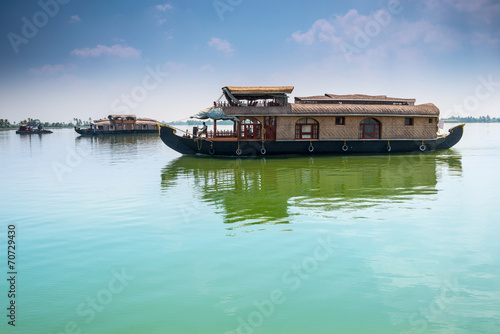 Traditional Inian house boat