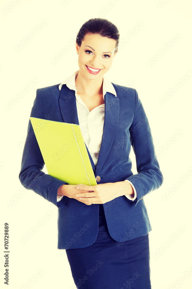 Attractive happy businesswoman Attractive happy businesswoman