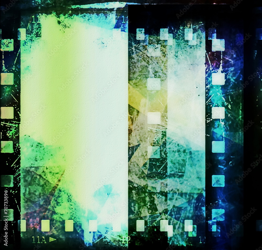 Fototapeta premium old grunge film strip background