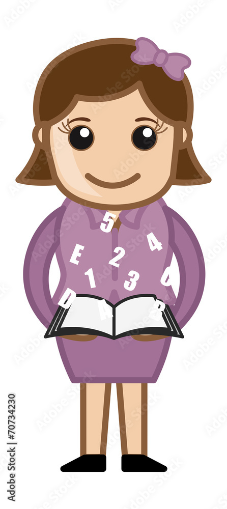 Knowledge by Book Concept - Vector Illustration Knowledge by Book Concept - Vector Illustration