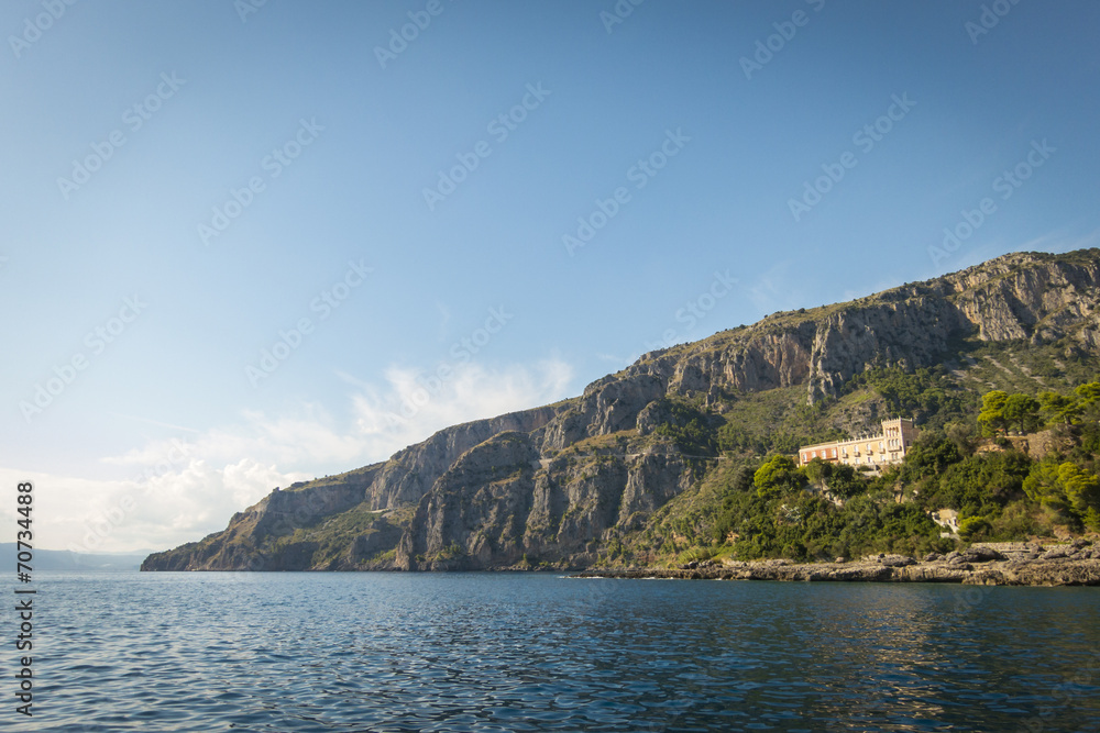 beautiful house villa on the sea in Maratea, south Italy
