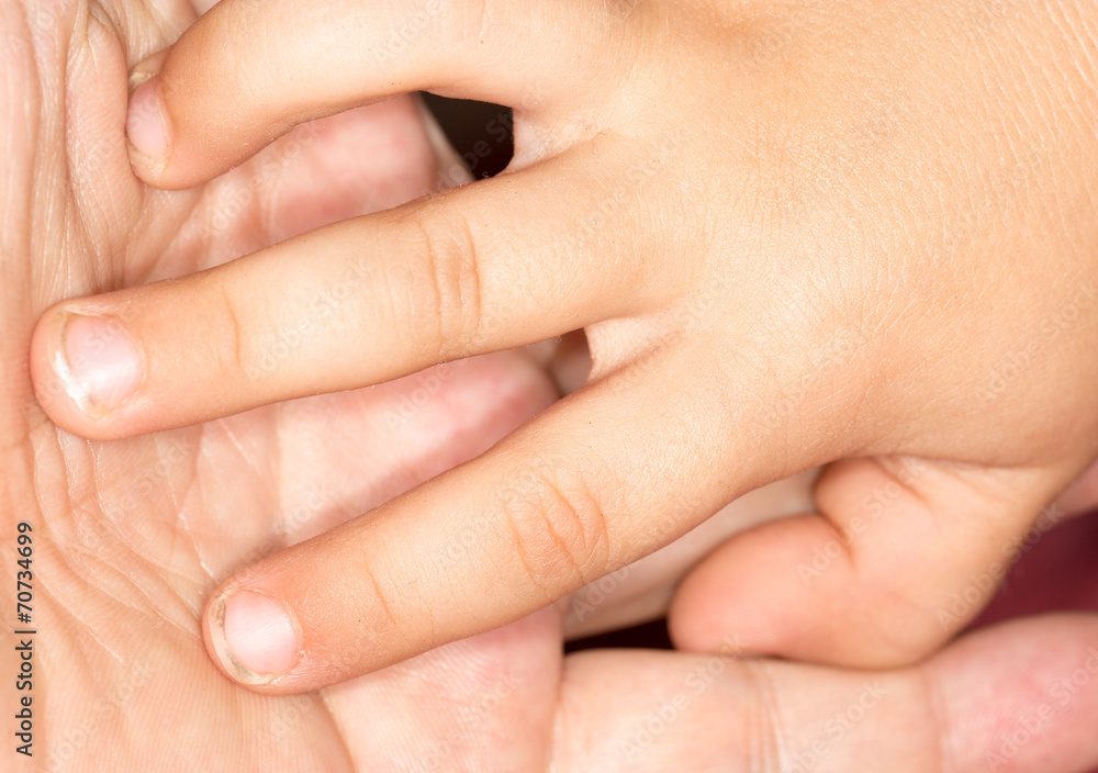 hand of father and son hand of father and son