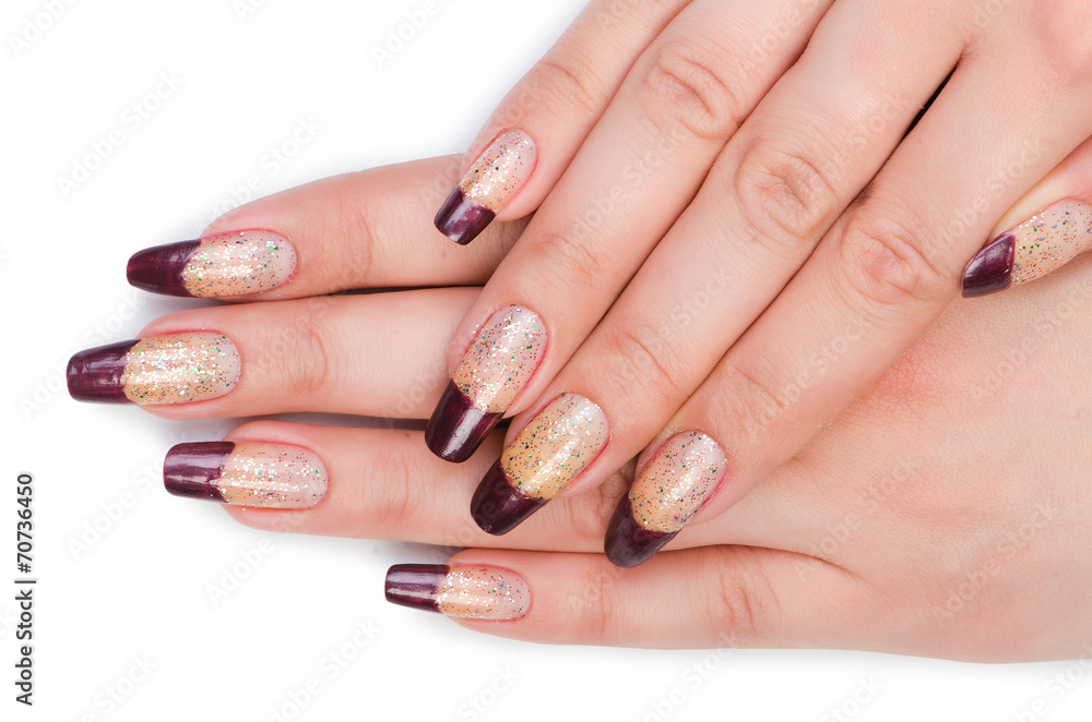 Fashion concept with nail art Fashion concept with nail art