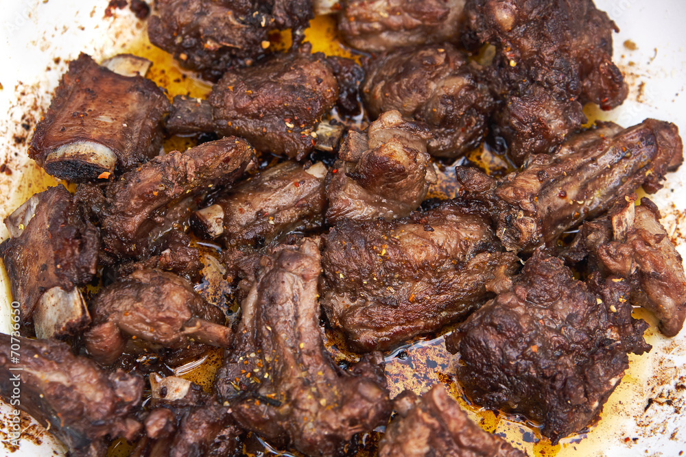 Grilled meat ribs Grilled meat ribs