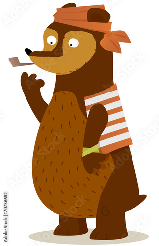 ours pirate pour enfant