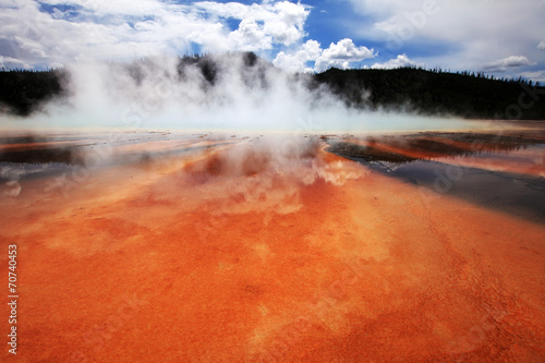 colorful yellowstone national park