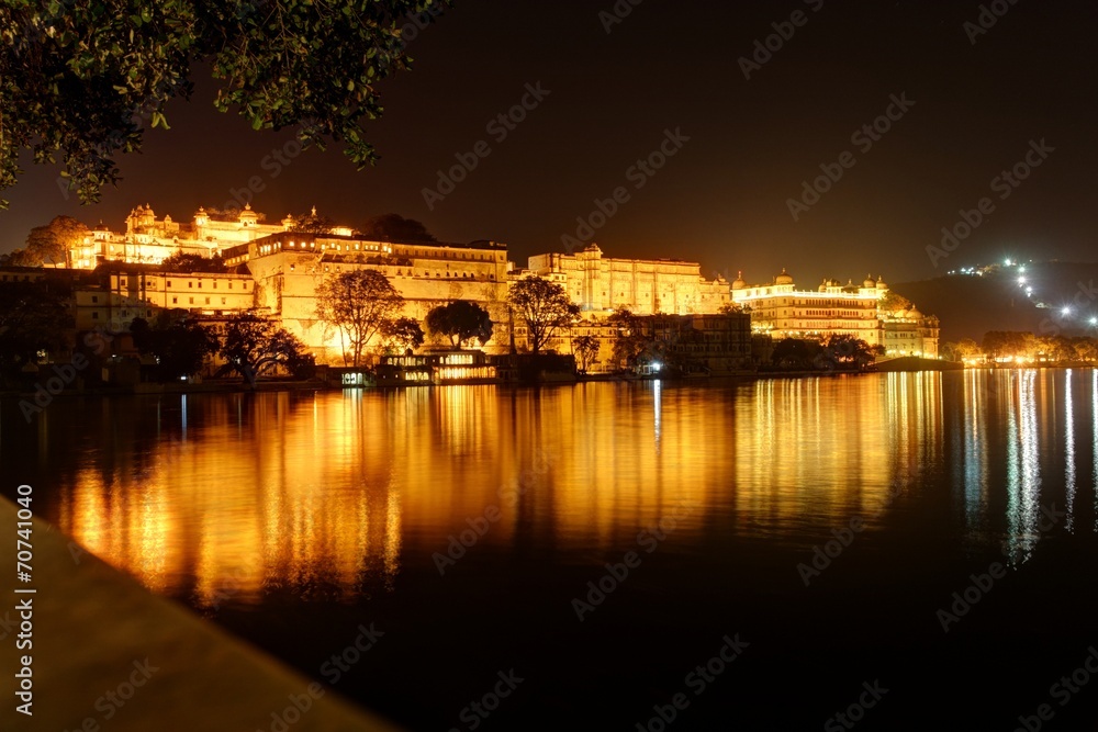 Udaipur de nuit