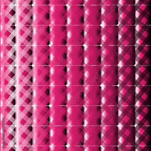 Square and stripes vector pink background