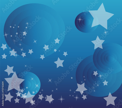 Vector star circle background design