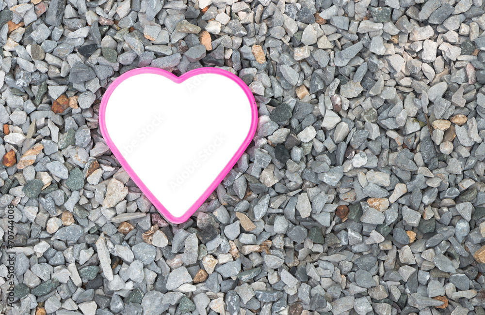Abstract white heart on breccia background Abstract white heart on breccia background