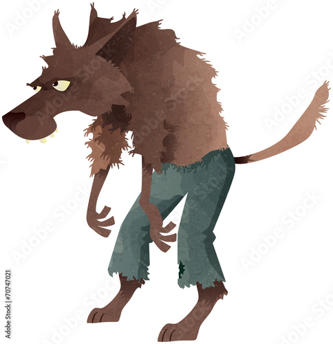 loup-garou d’halloween