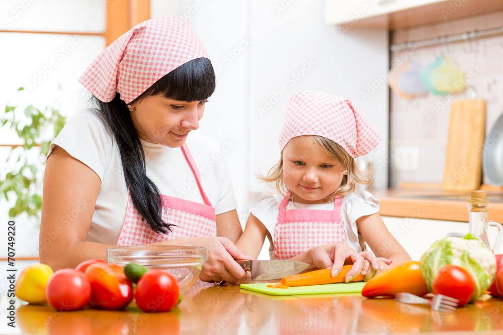mom and kid preparing healthy food mom and kid preparing healthy food