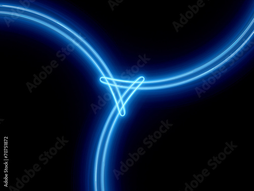 Neon glowing abstract background