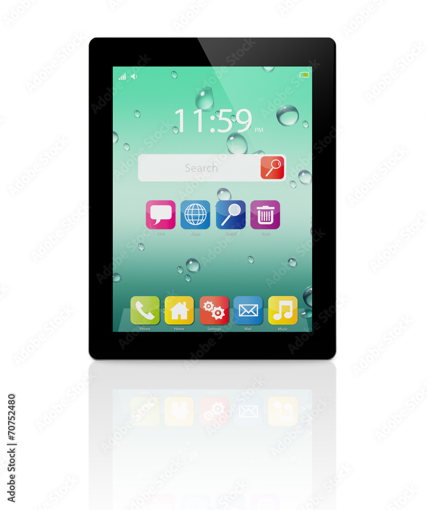 front tablet