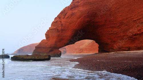 Legzira beach, Morocco photo